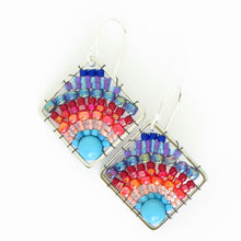 Load image into Gallery viewer, Diamond Rainbow Eclipse Earrings