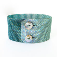 Load image into Gallery viewer, Wide Ombré Button Bracelet