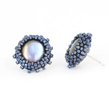 Load image into Gallery viewer, Mother of Pearl Post Earrings