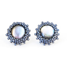 Load image into Gallery viewer, Mother of Pearl Post Earrings