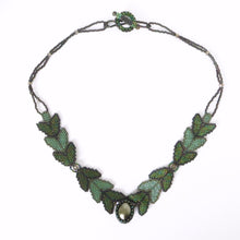 Load image into Gallery viewer, Overlapping Leaves Necklace