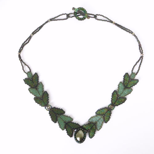 Overlapping Leaves Necklace