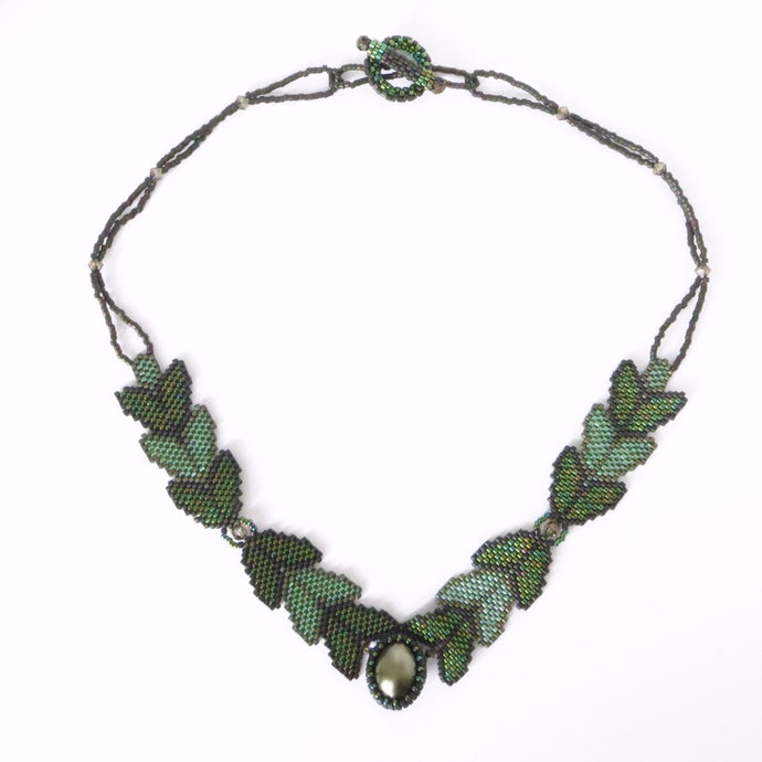 Overlapping Leaves Necklace