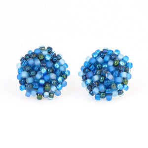 Color Dot Post Earrings