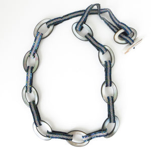 Oval Shell Links Necklace