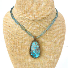 Load image into Gallery viewer, Turquoise Cabochon Necklace