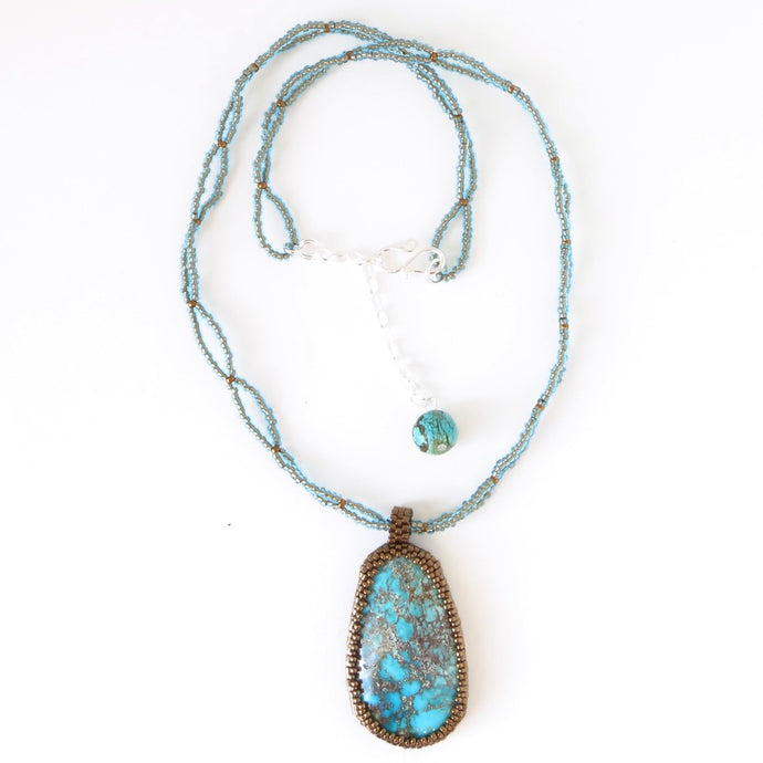 Turquoise Cabochon Necklace