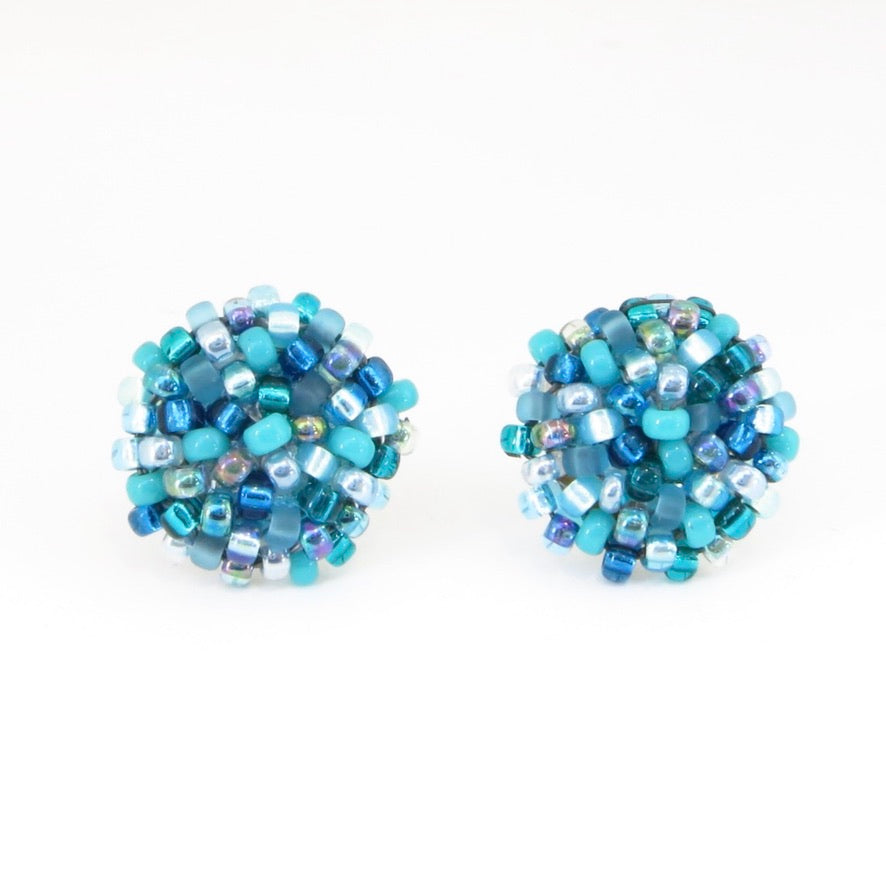 Color Dot Post Earrings