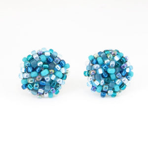 Color Dot Post Earrings