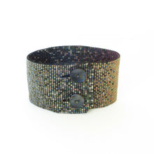 Load image into Gallery viewer, Wide Ombré Button Bracelet