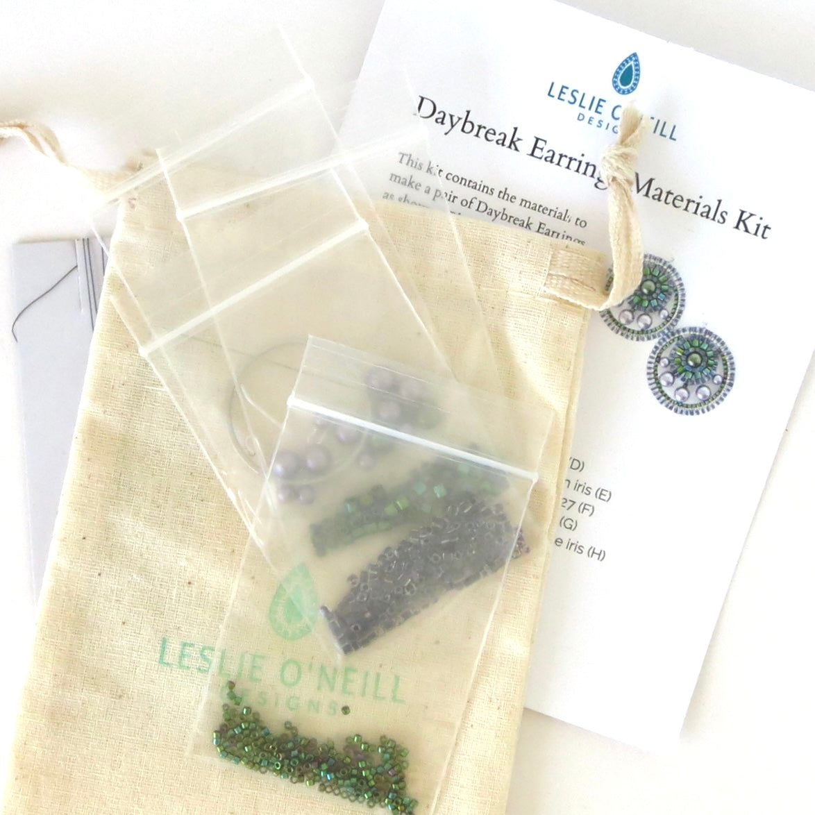 Materials Kit Only for Daybreak Earrings