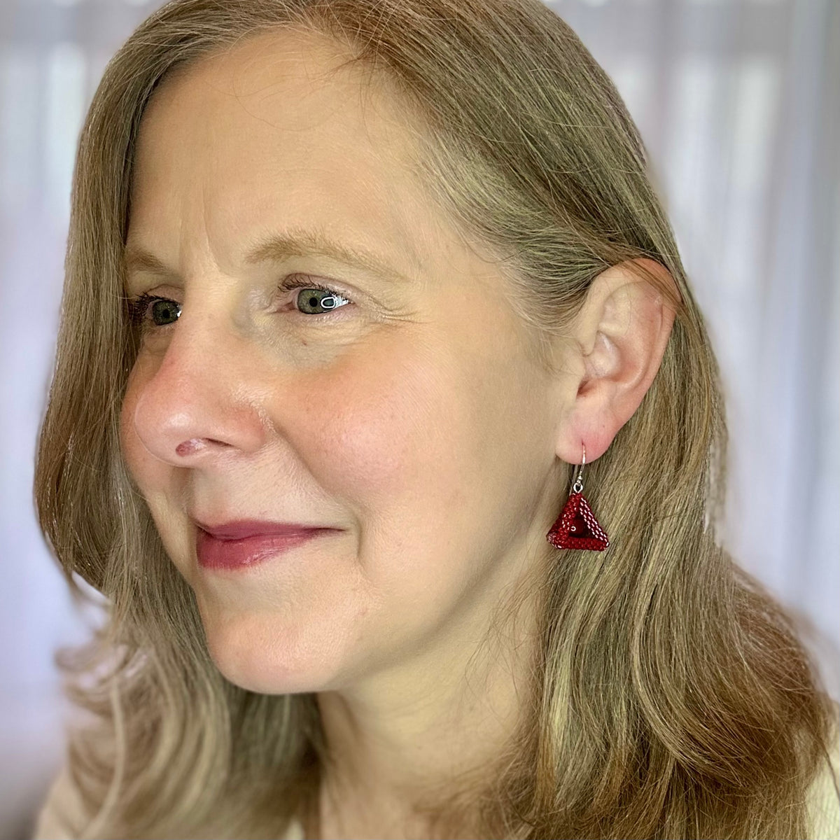 Tetrahedron Earrings