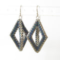 Open Hexahedron Earrings, large