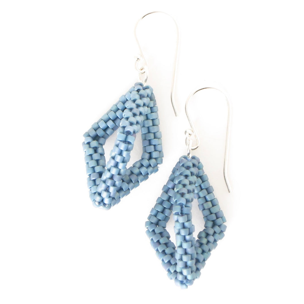 Open Hexahedron Earrings, medium