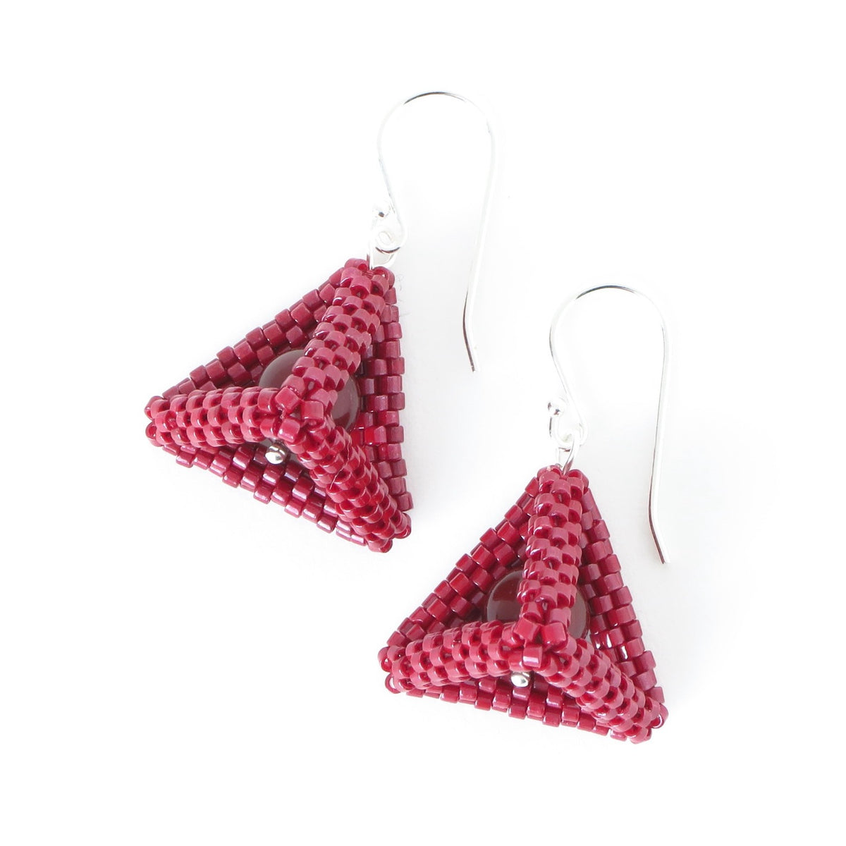 Tetrahedron Earrings