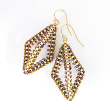 Load image into Gallery viewer, Open Hexahedron Earrings, multi-color