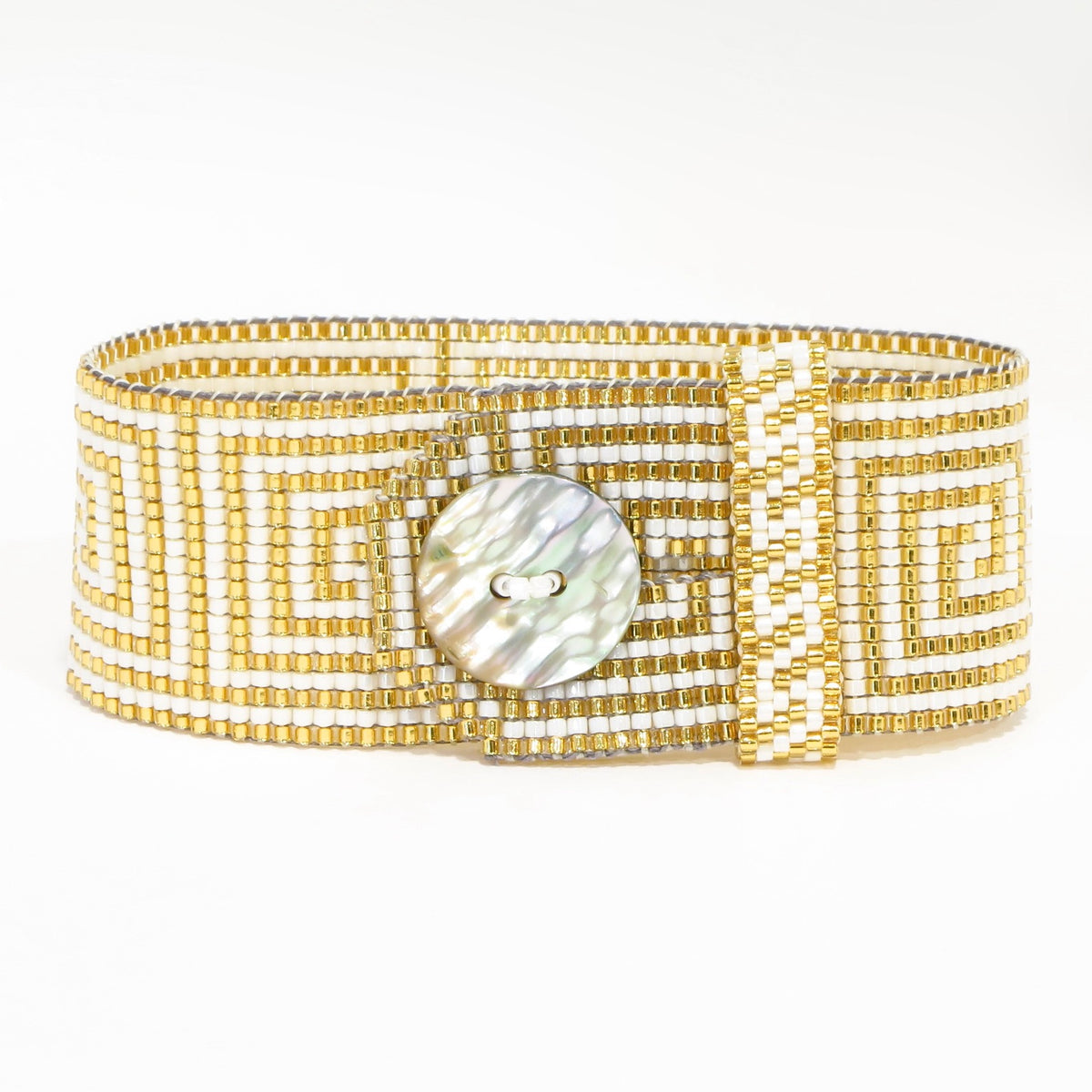 Meander Button Bracelet