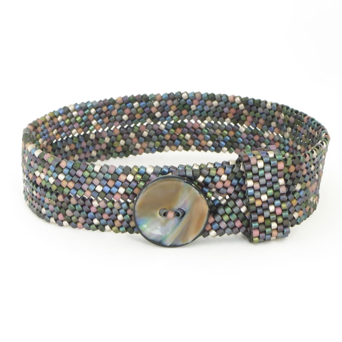 Chevron Button Bracelet