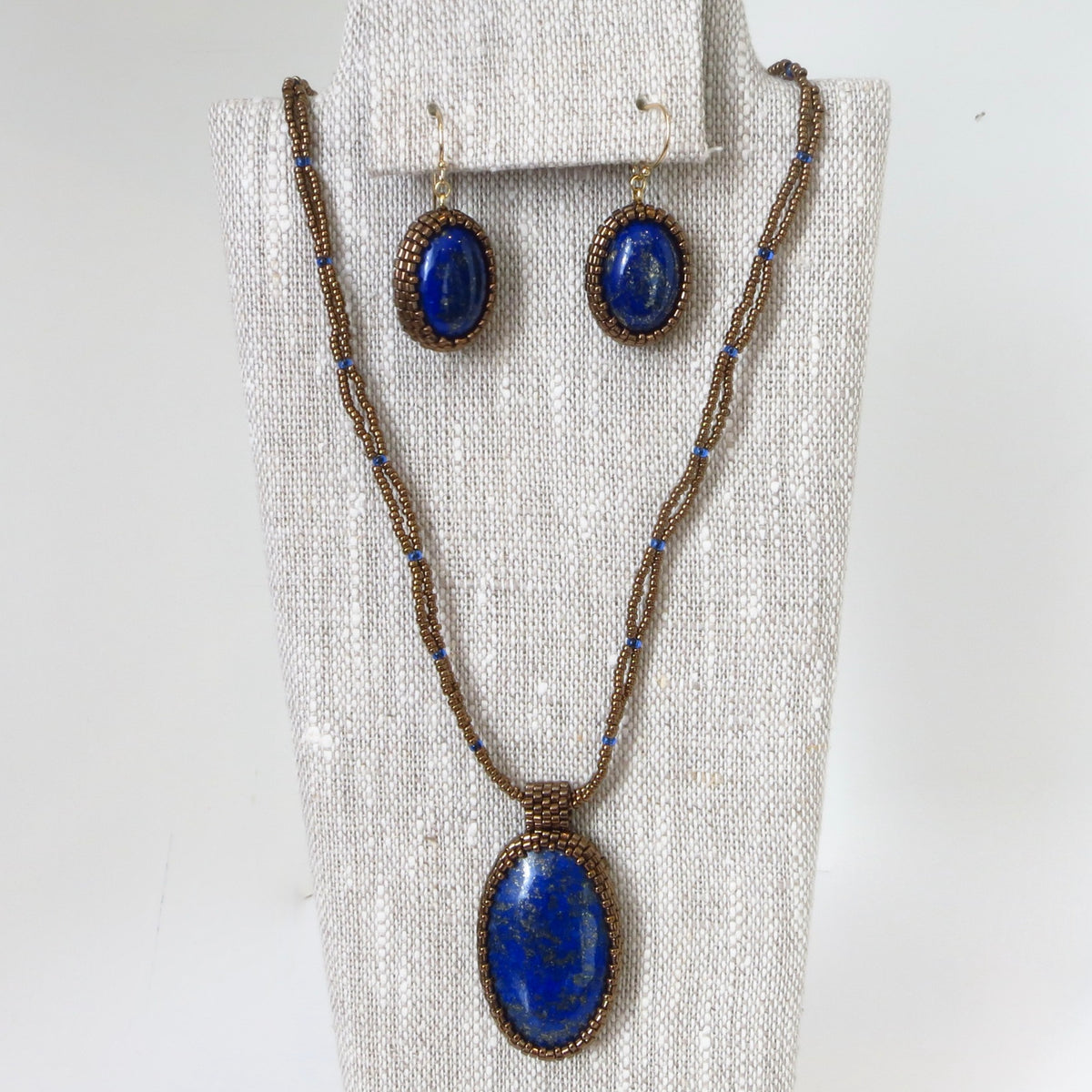 Lapis Lazuli Oval Cabochon Necklace