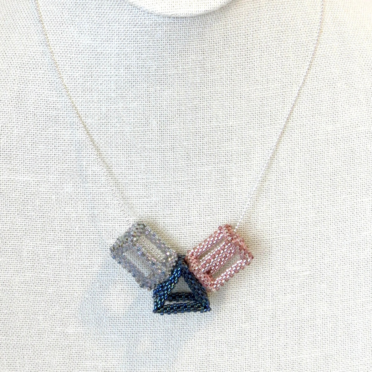 Open 3D Geometric Shapes Pendants
