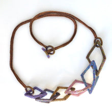 Load image into Gallery viewer, Open Hexahedron Links Necklace