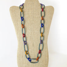 Load image into Gallery viewer, Long and Short Oval Links Necklace