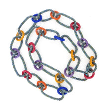 Load image into Gallery viewer, Long and Short Oval Links Necklace