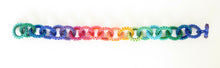 Load image into Gallery viewer, Interlocking Rainbow Links Bracelet