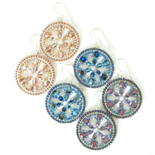 Load image into Gallery viewer, Downloadable PATTERN Summer Snowflakes Earrings