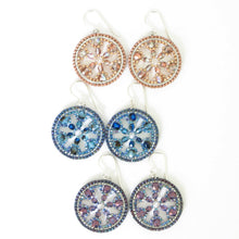 Load image into Gallery viewer, Downloadable PATTERN Summer Snowflakes Earrings