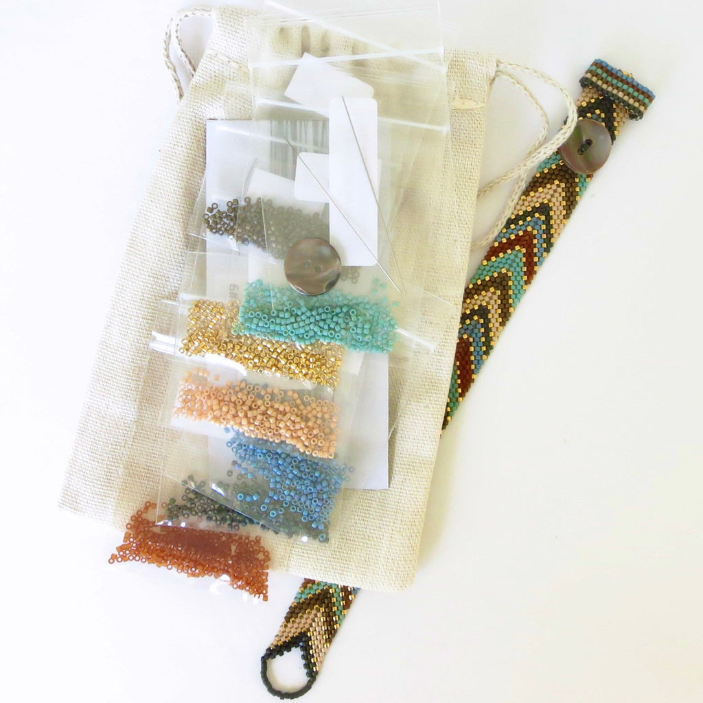 Chevron Bracelet BUNDLE, Pattern & Kit