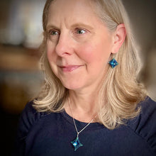 Load image into Gallery viewer, Bermuda Blue Diamond Pendant Necklace