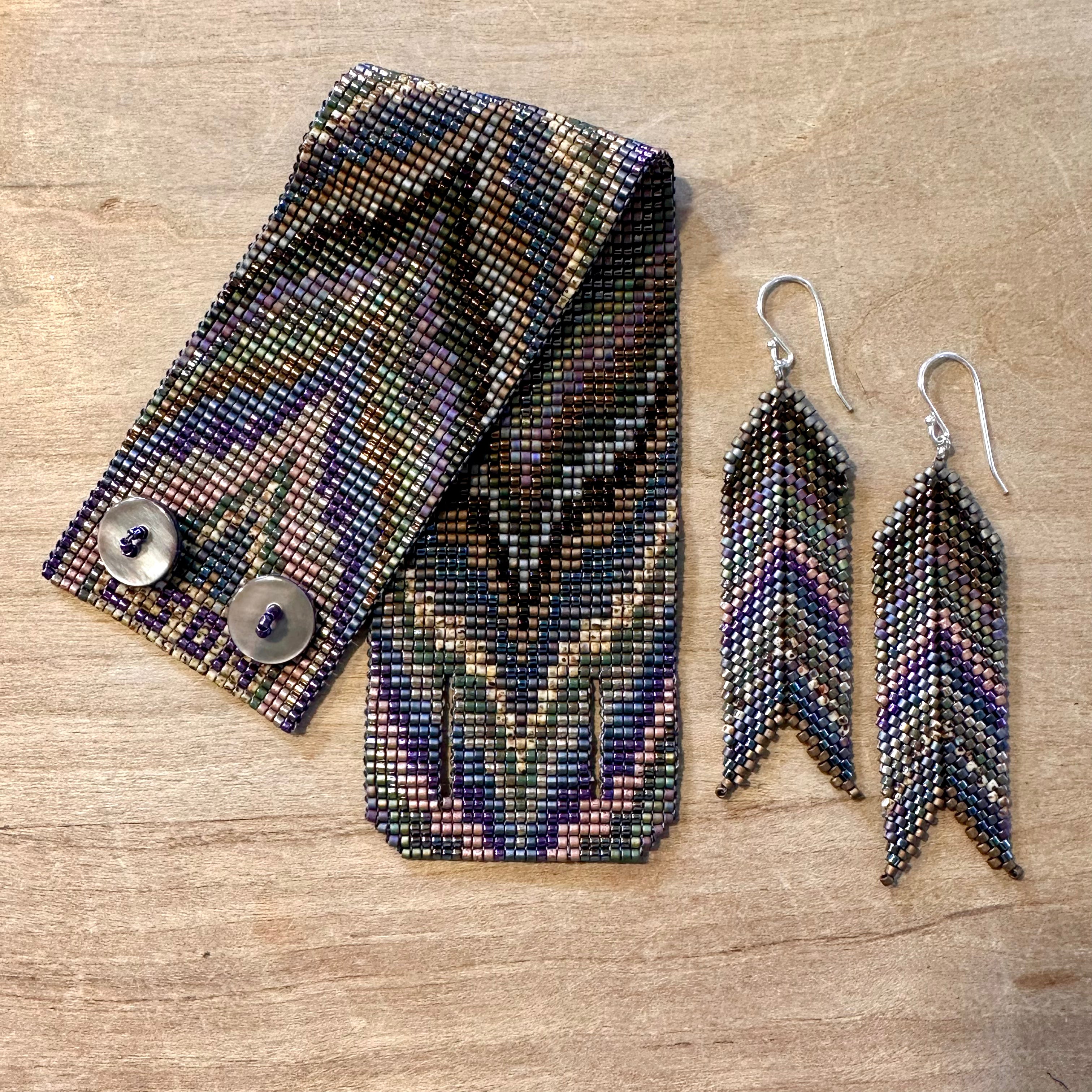 Flame 🔥 Chevron Earrings