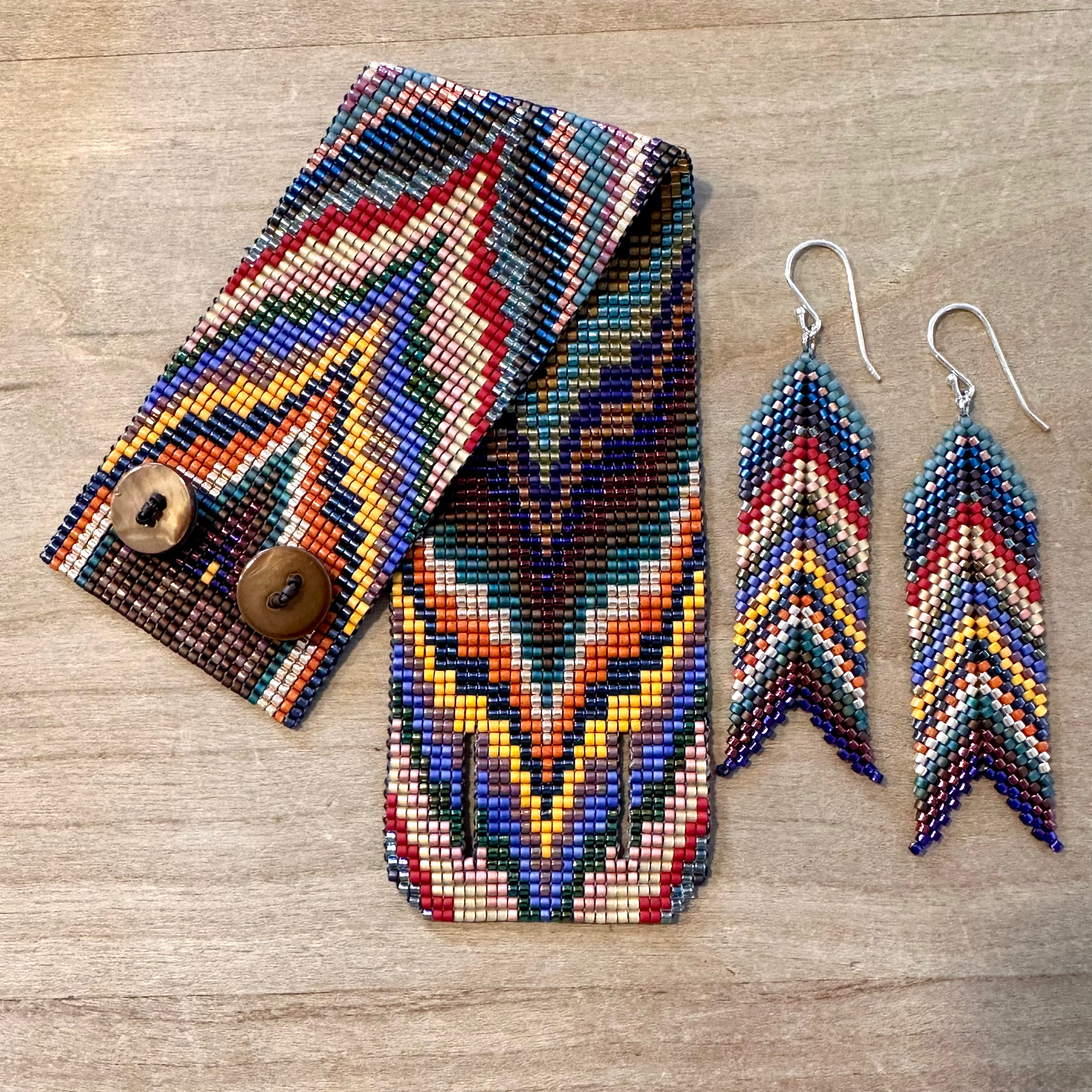 Flame 🔥 Chevron Earrings