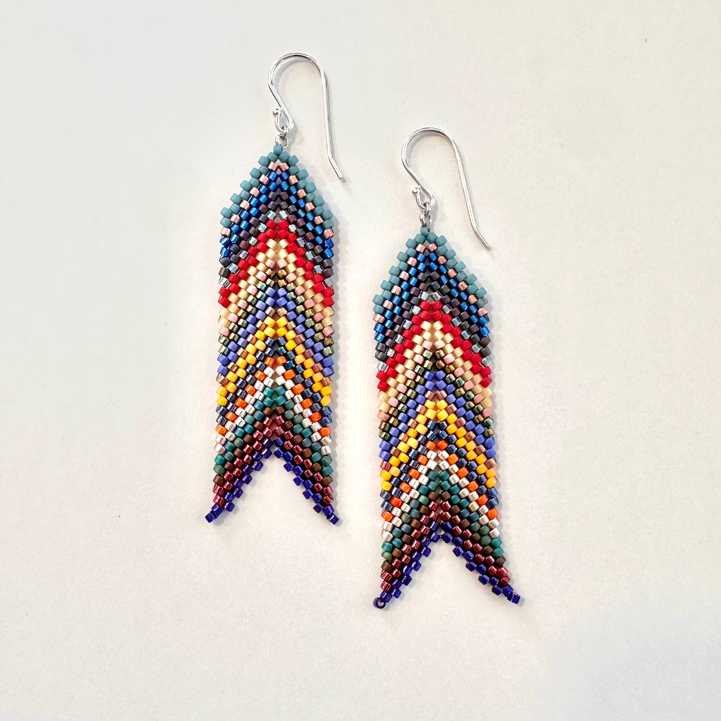 Flame 🔥 Chevron Earrings