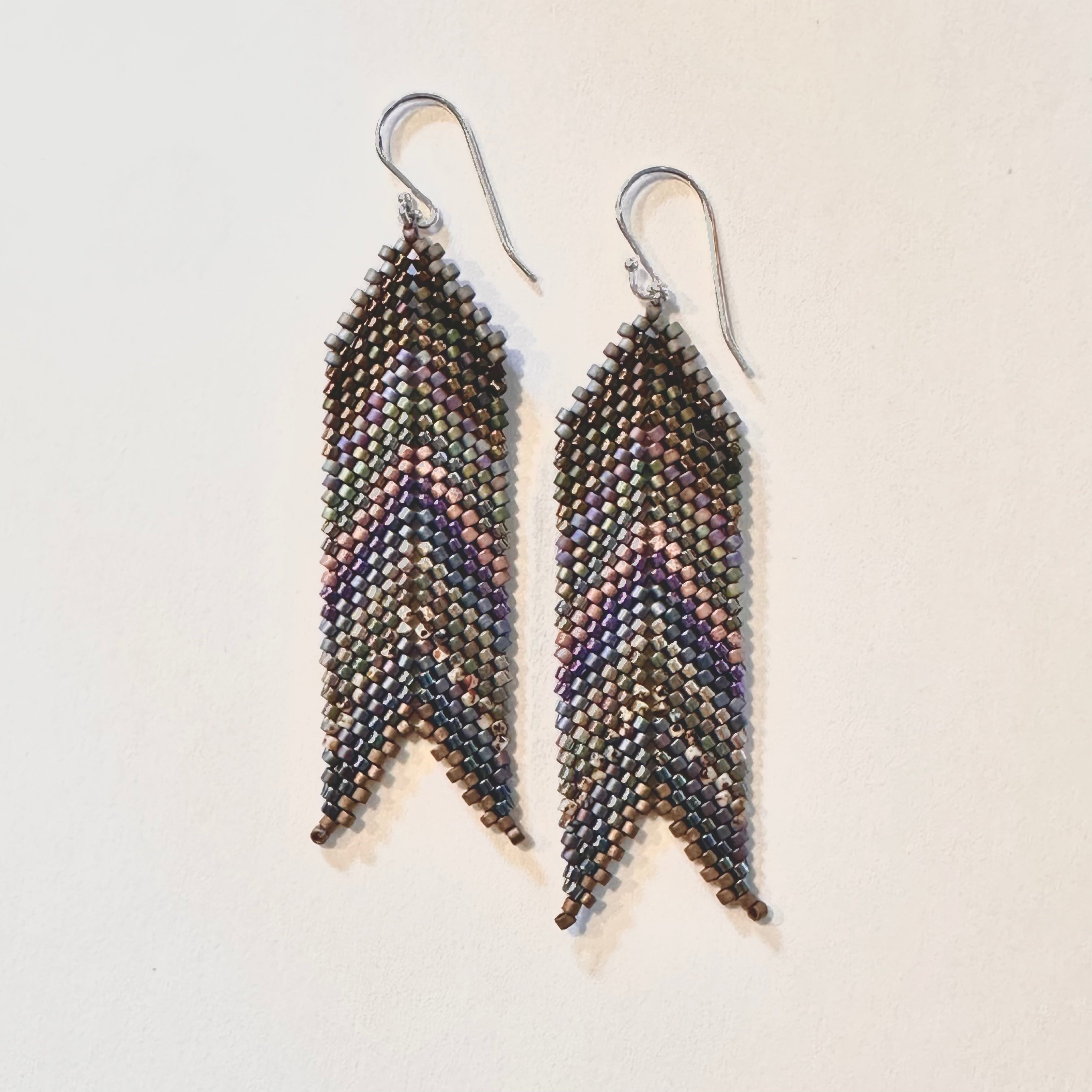 Flame 🔥 Chevron Earrings