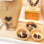Open 3D Geometric Shapes Pendants
