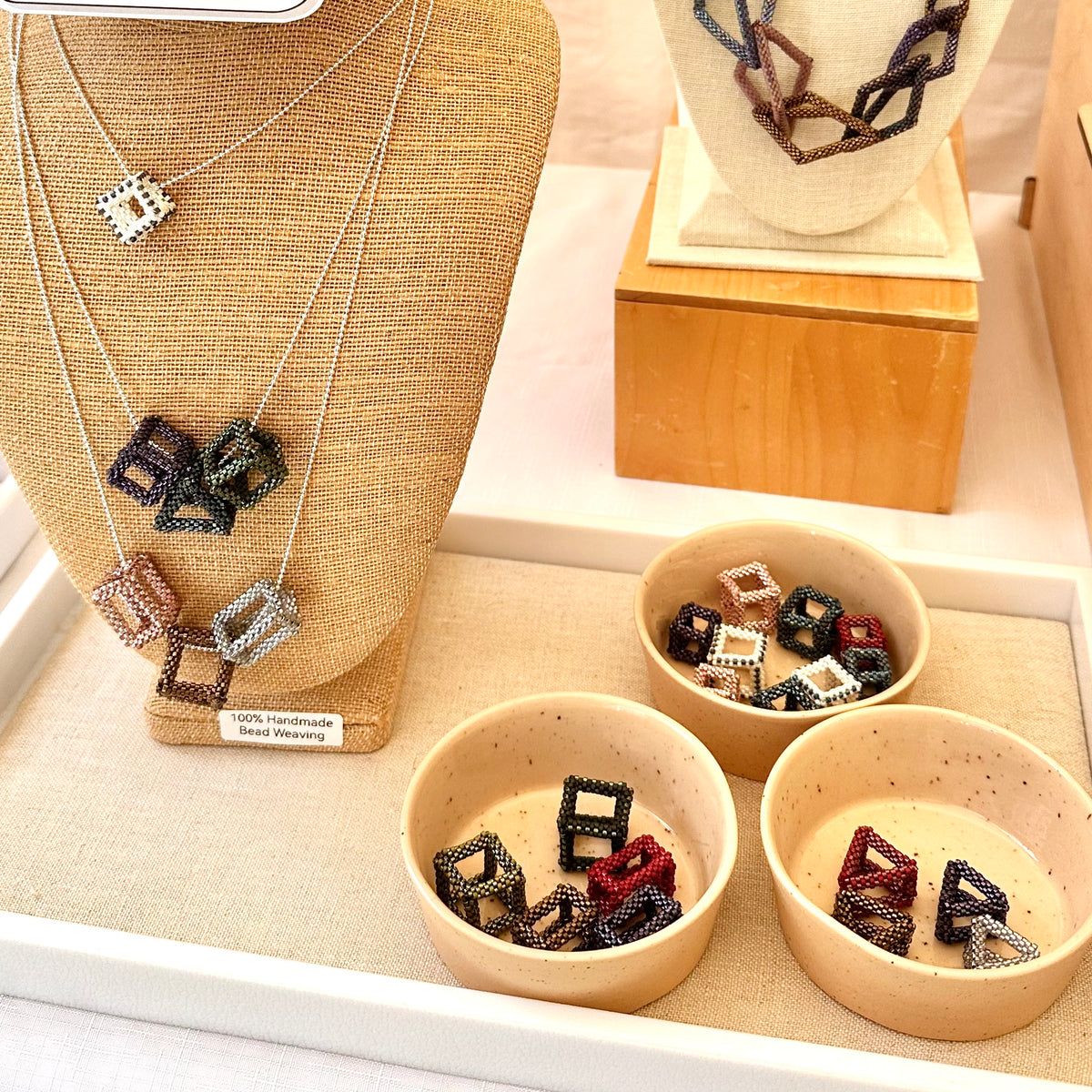 Open 3D Geometric Shapes Pendants