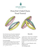 Downloadable PATTERN Prism Pod 3-Sided Charm