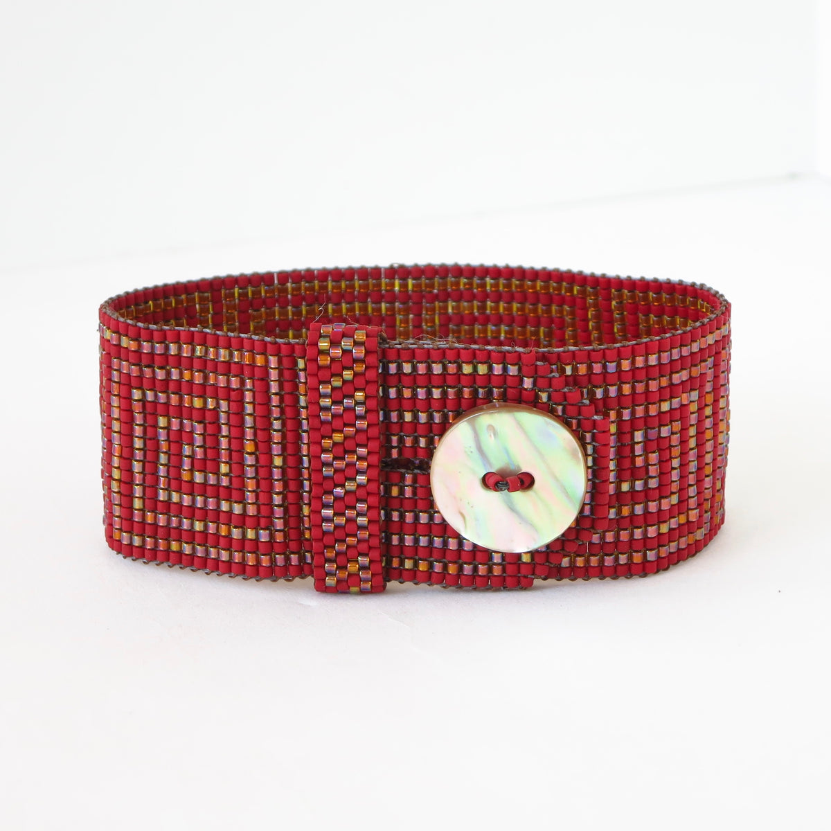 Meander Button Bracelet