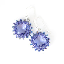 Load image into Gallery viewer, Clear Soft Square Bezeled Earrings