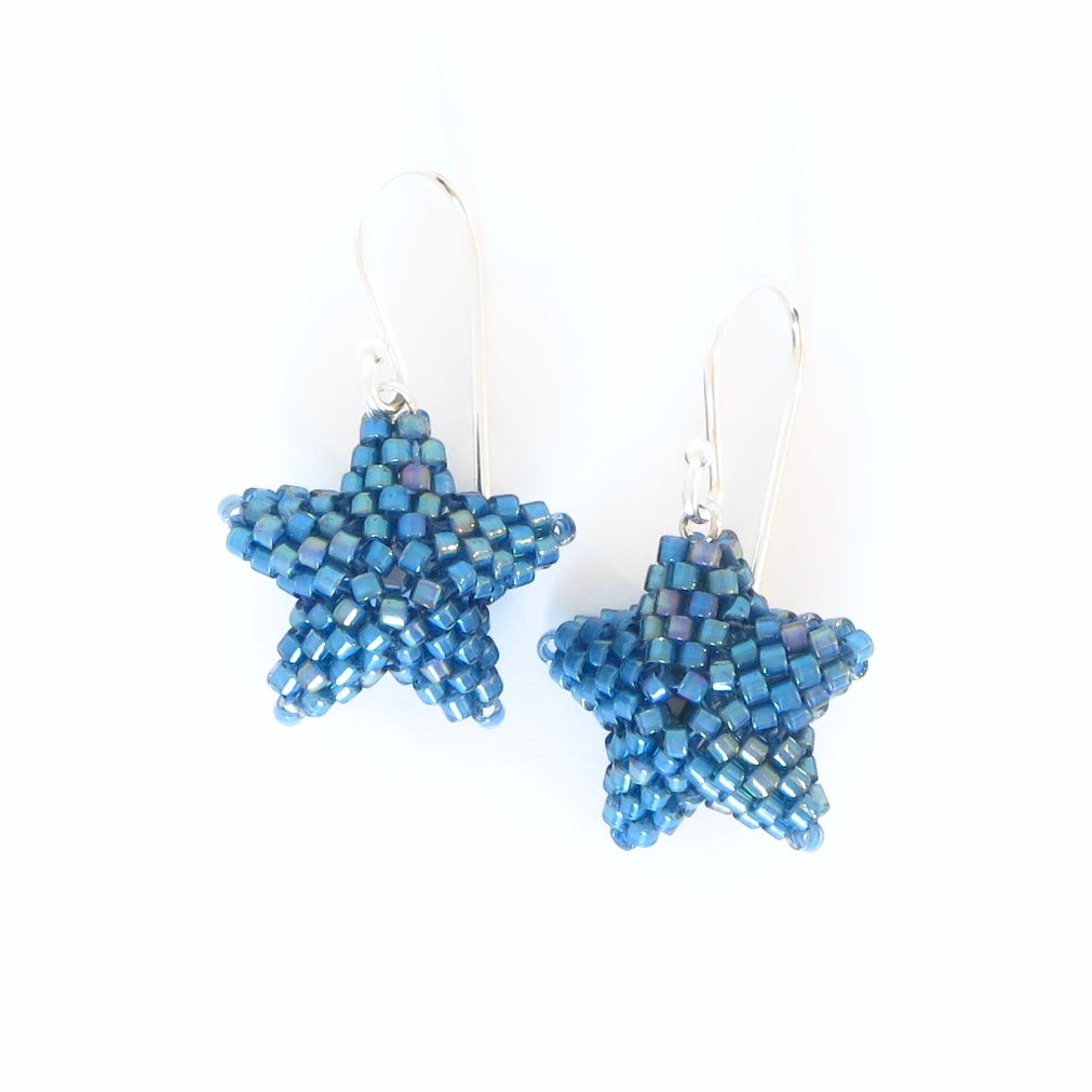 Twinkling Stars Earrings, Shorter wires