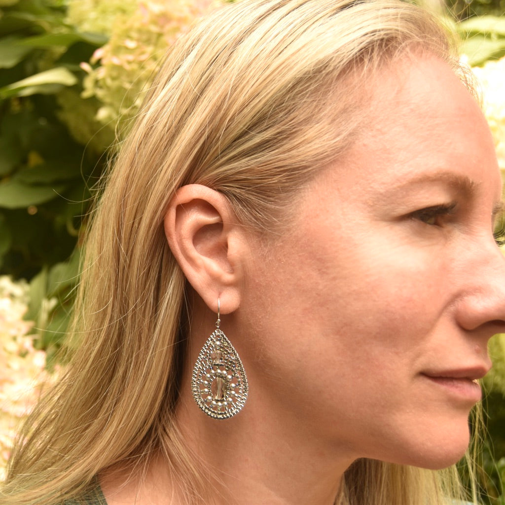 Celestial Teardrop Earrings