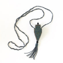 Load image into Gallery viewer, Amphora Amulet Bag, Metallic Blue