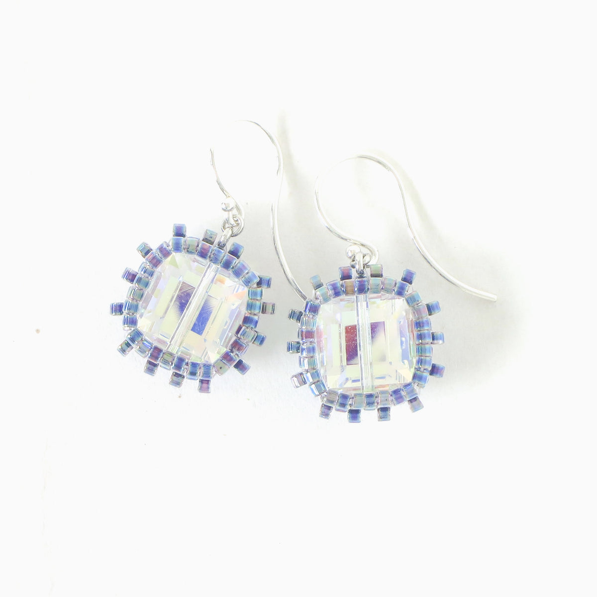 Crystal Cube Earrings