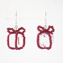 Load image into Gallery viewer, Tiny Wrapped Present Earrings