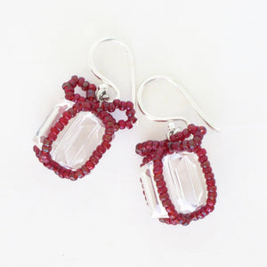 Tiny Wrapped Present Earrings