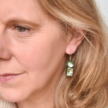 Load image into Gallery viewer, Paua Shell Frame Earrings