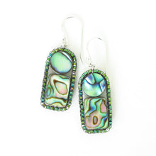Load image into Gallery viewer, Paua Shell Frame Earrings