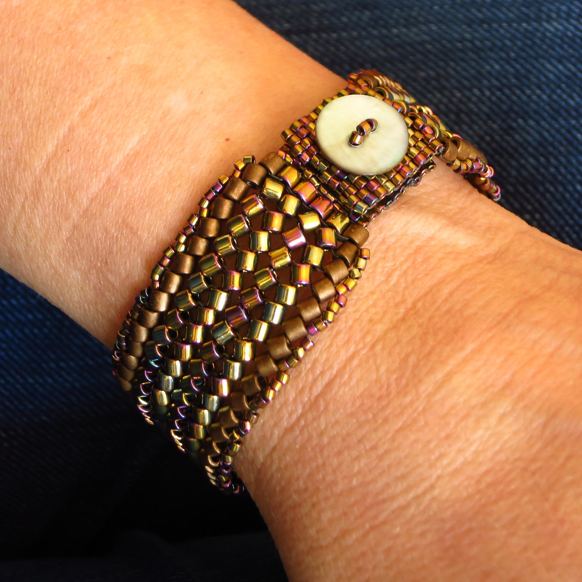 Herringbone Snap Bracelet